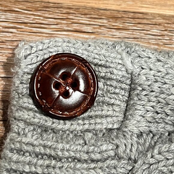 Ella Moss Boat Neck Cotton Blend Sweater Gray XS - Picture 4 of 5